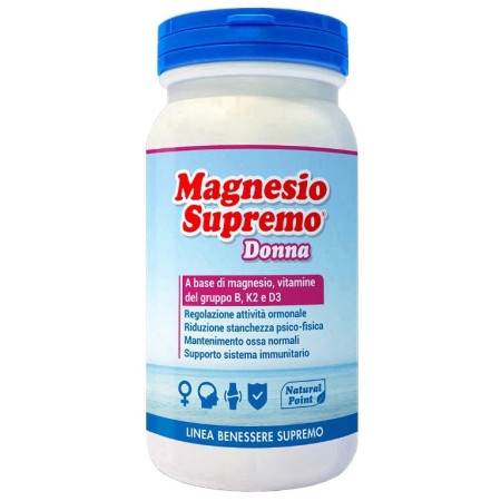 Natural Point Magnesio Supremo Donna Integratore di Magnesio e Vitamine 150 g