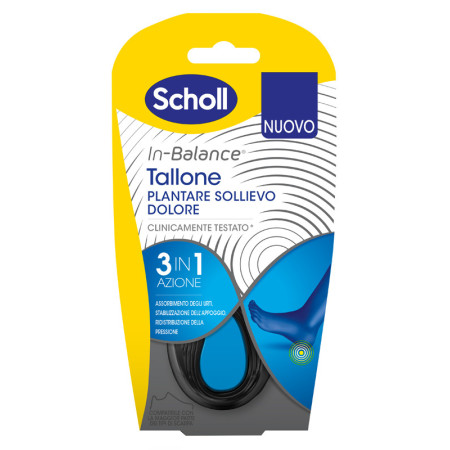 Scholl Tallone Plantare Tallonite e Tendine di Achille Taglia L 2 Pezzi