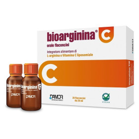 Bioarginina C Orale Integratore di L-Arginina e Vitamina C 20 Flaconcini