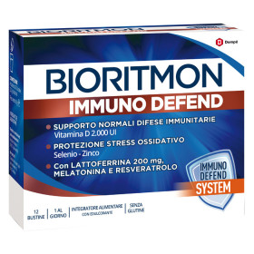 Bioritmon Immuno Defend Integratore Difese Immunitarie 12 Bustine