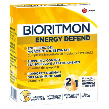Bioritmon Energy Defend Integratore Energetico 14 Bustine