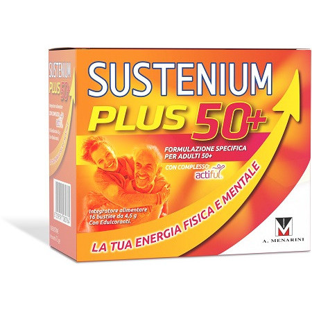 Sustenium Plus 50 Integratore Per Energia Fisica e Mentale 16 Bustine