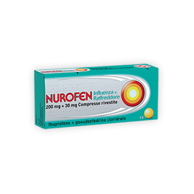 Nurofen Influenza e Raffreddore 200 mg 30 mg 12 Compresse Rivestite