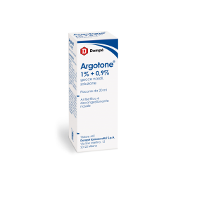 Argotone Gocce Nasali 1% 0,9% Efedrina / Argento vitellinato Antisettico 20 ml