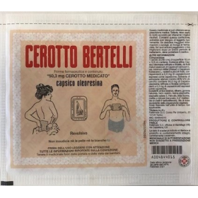 Cerotto Bertelli Medio 12,5 X 16 cm 192 mg Capsico Oleoresina 1 cerotto