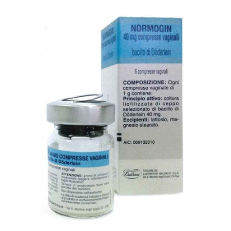 NORMOGIN 6CPR VAG 40MG