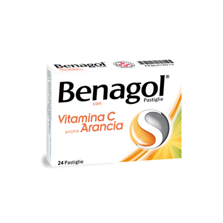 BENAGOL VIT C 24PAST ARANCIA