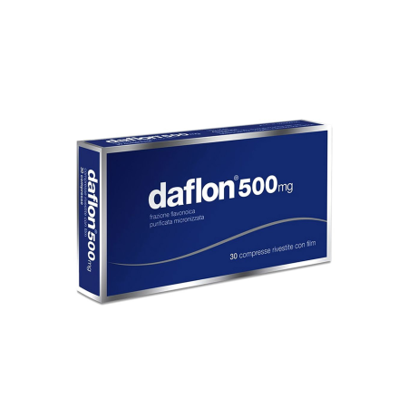 Daflon 500 mg Flavonoidi Vasoprotettore 30 Compresse