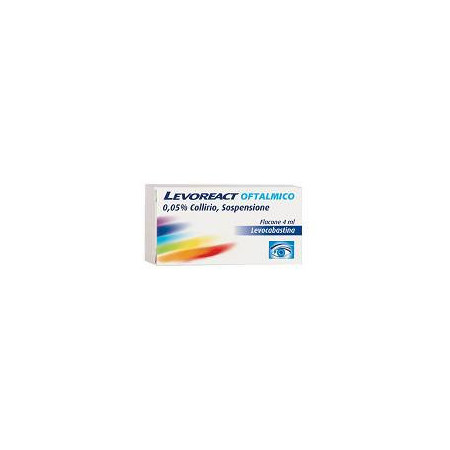 Levoreact Oftalmico 0,5 mg Levocabastina Collirio 4 ml