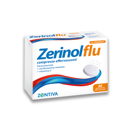 Zerinolflu Effervescente Analgesico e Antipiretico 20 Compresse Effervescenti
