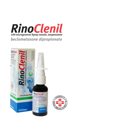 Rinoclenil Spray Nasale 100 mcg Beclometasone Dipropionato 200 Erogazioni