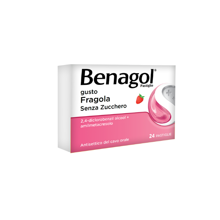 BENAGOL*24PAST FRAGOLA S/Z - Farmacia Mastrangelo 