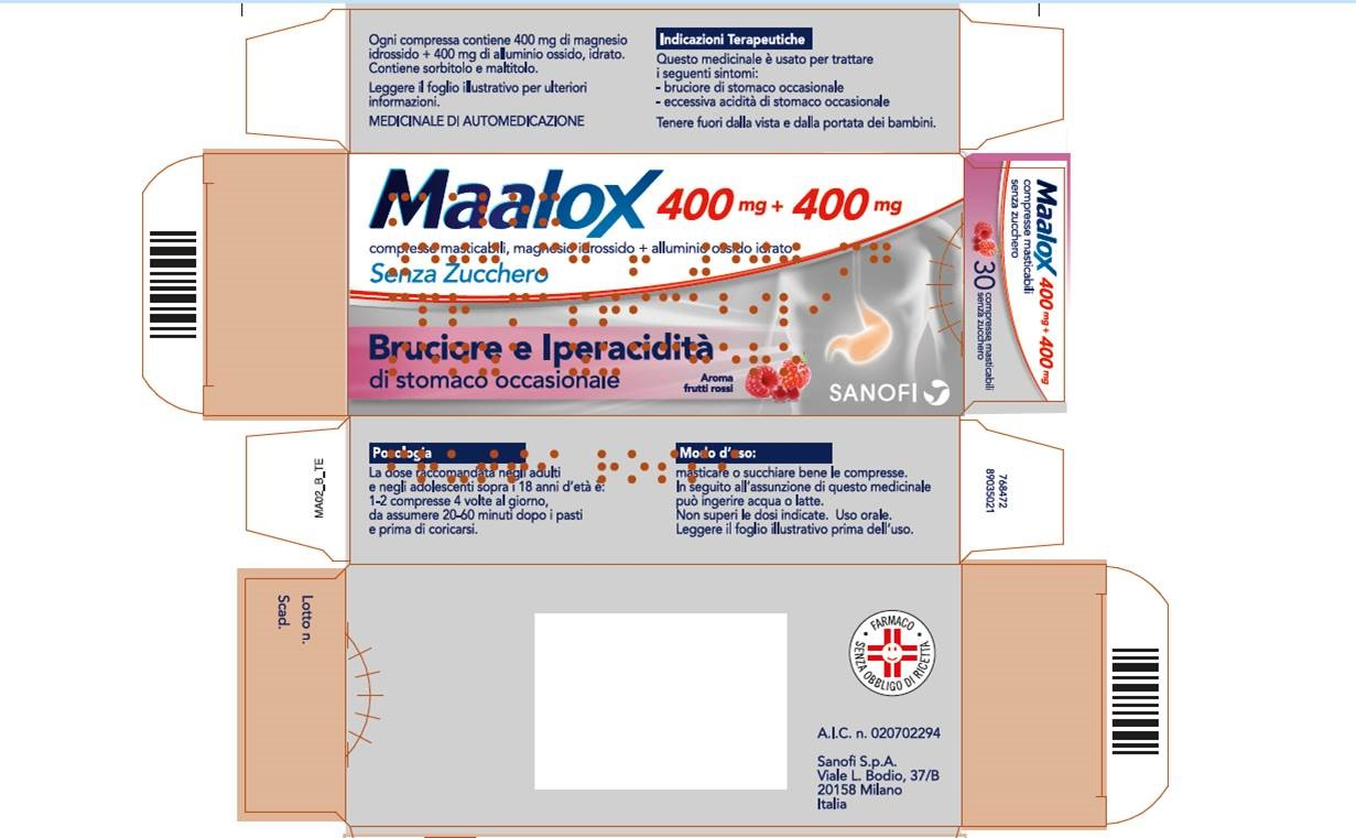 MAALOX*S/Z 30CPR MAST400+400MG - Farmacia Mastrangelo 