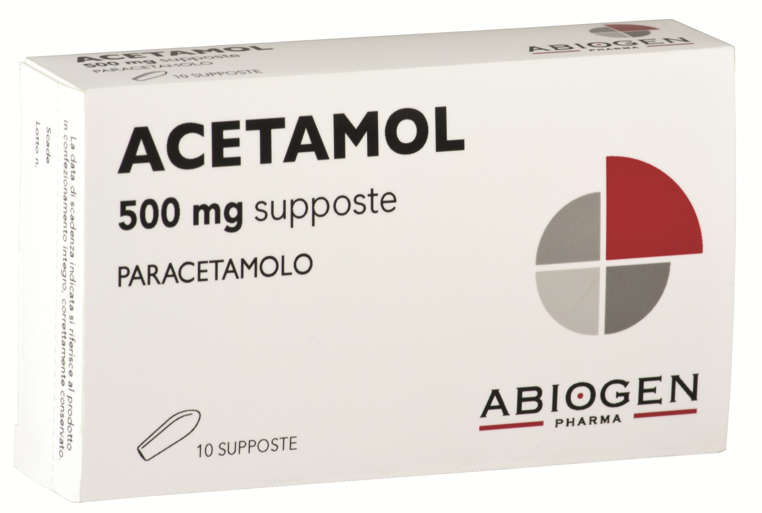 ACETAMOL*10SUPP 500MG - Farmacia Mastrangelo 