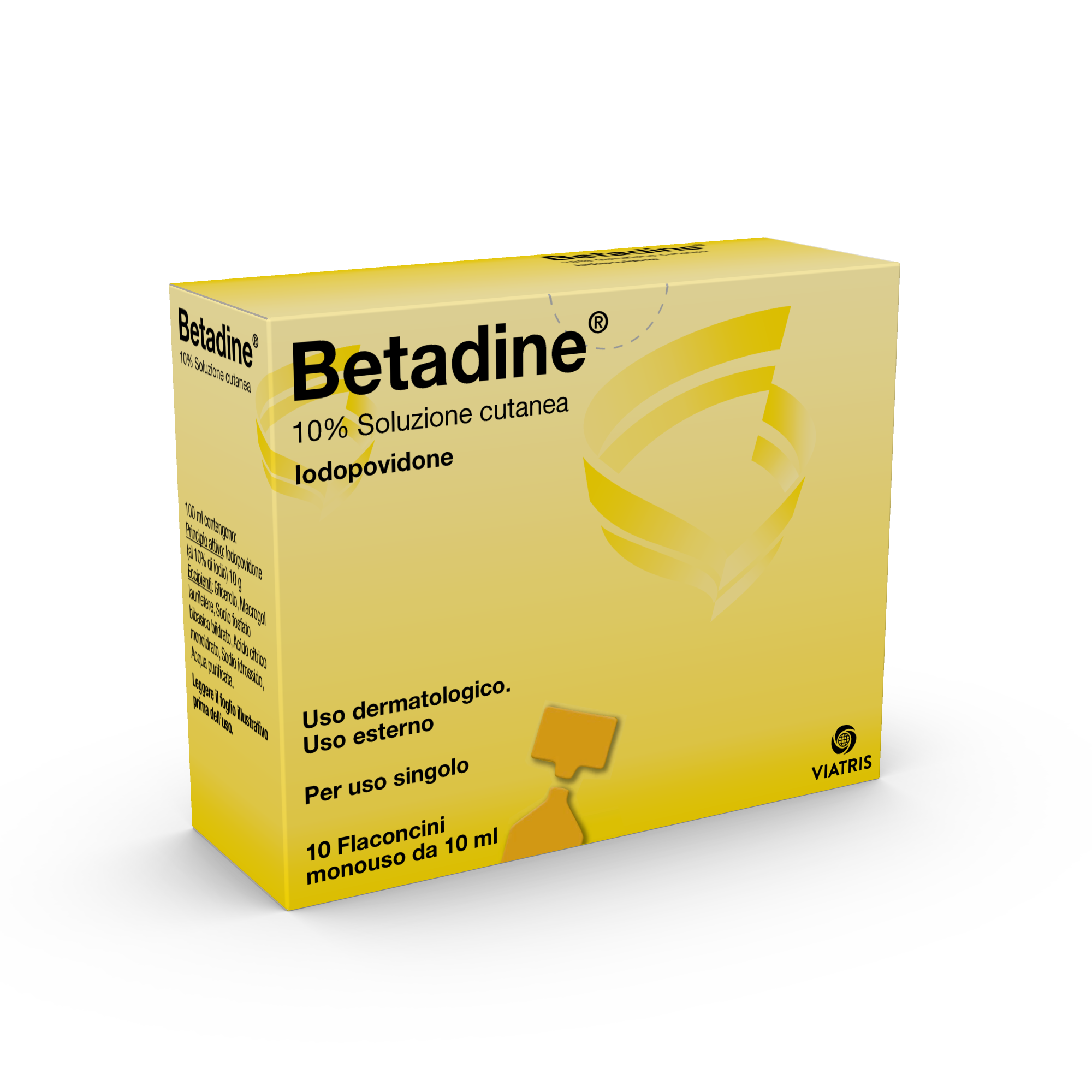 BETADINE*SOL CUT 10FL 10ML 10% - Farmacia Mastrangelo 