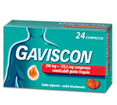GAVISCON*24CPR FRAG250+133,5MG - Farmacia Mastrangelo 