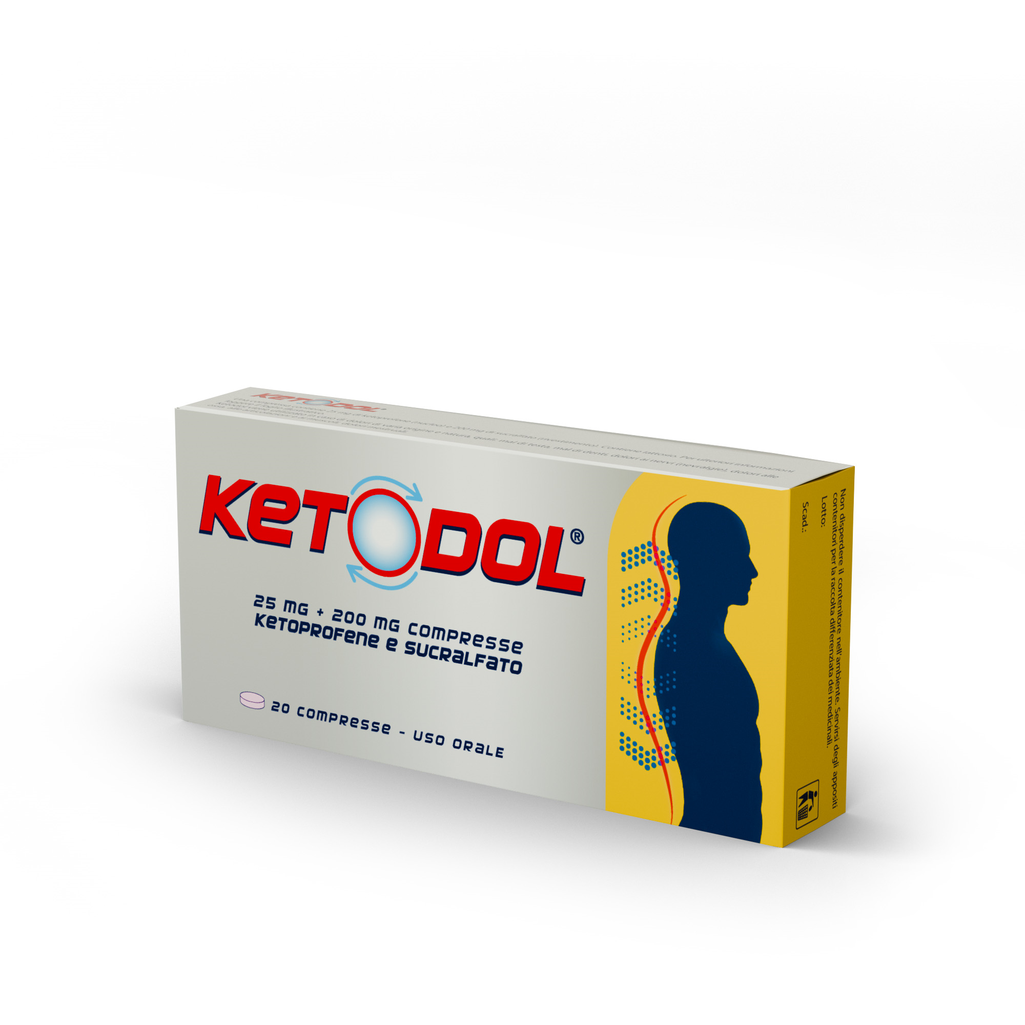 KETODOL*20CPR 25MG+200MG - Farmacia Mastrangelo 