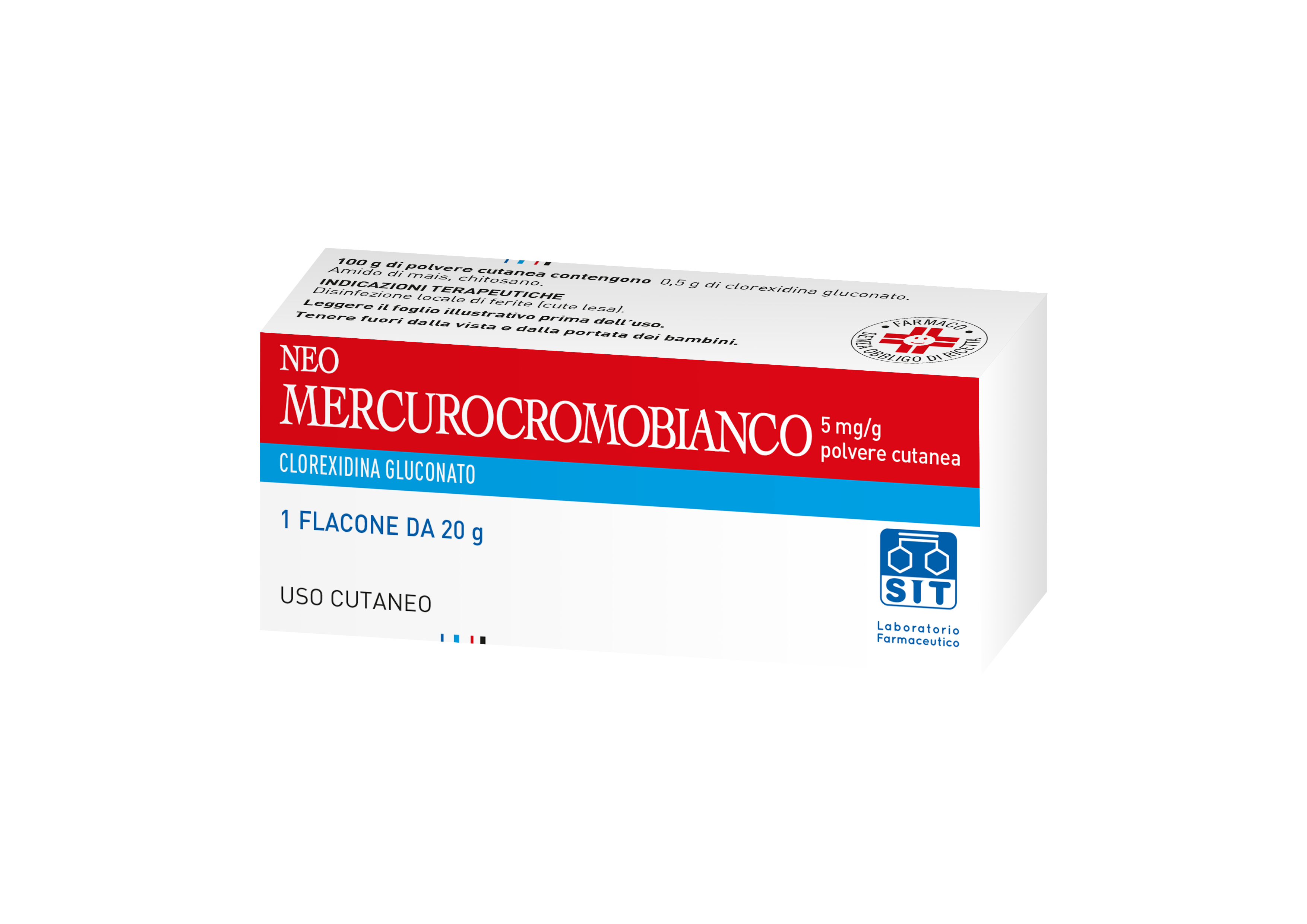 NEOMERCUROCROMO BIANCO*POLV20G - Farmacia Mastrangelo 