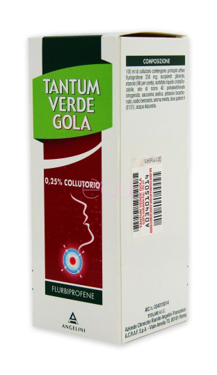 TANTUM VERDE GOLA*COLLUT 160ML - Farmacia Mastrangelo 