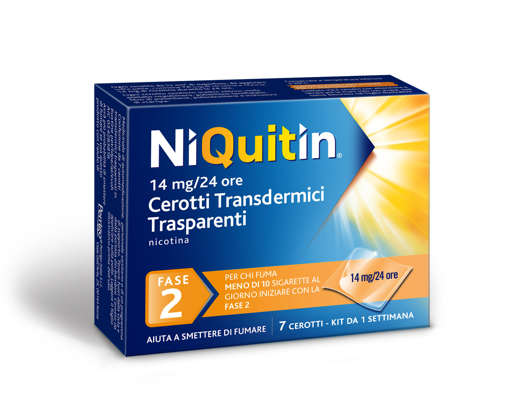 NIQUITIN*7CER TRANSD 14MG/24H - Farmacia Mastrangelo 