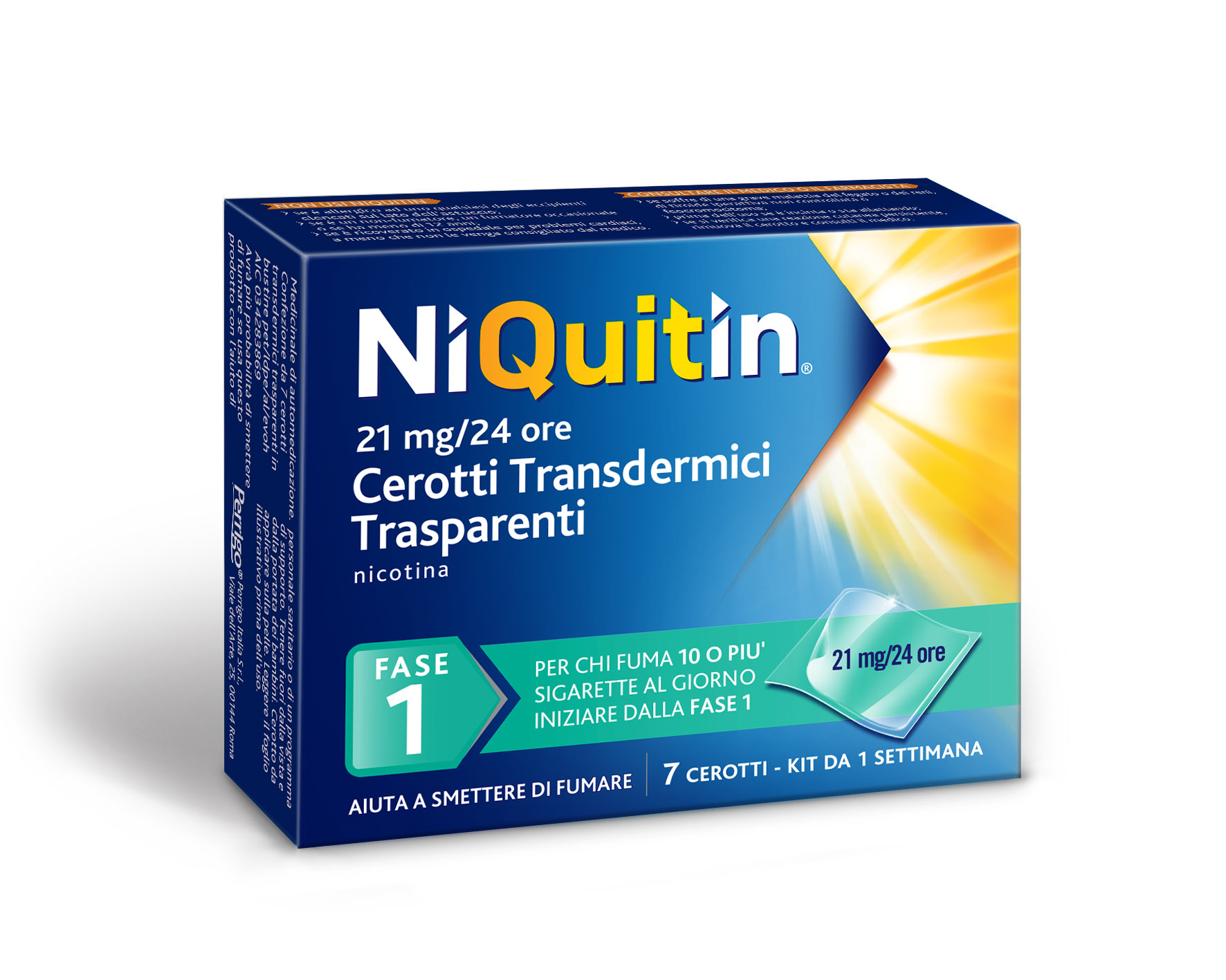 NIQUITIN*7CER TRANSD 21MG/24H - Farmacia Mastrangelo 