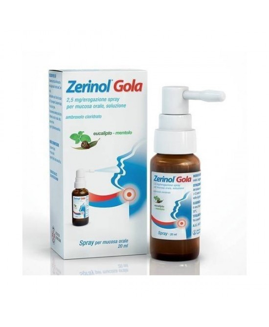 ZERINOL GOLA*SPR 20ML 2,5MG/ER - Farmacia Mastrangelo 