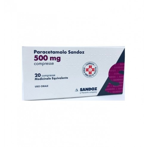 PARACETAMOLO SAND*20CPR 500MG - Farmacia Mastrangelo 