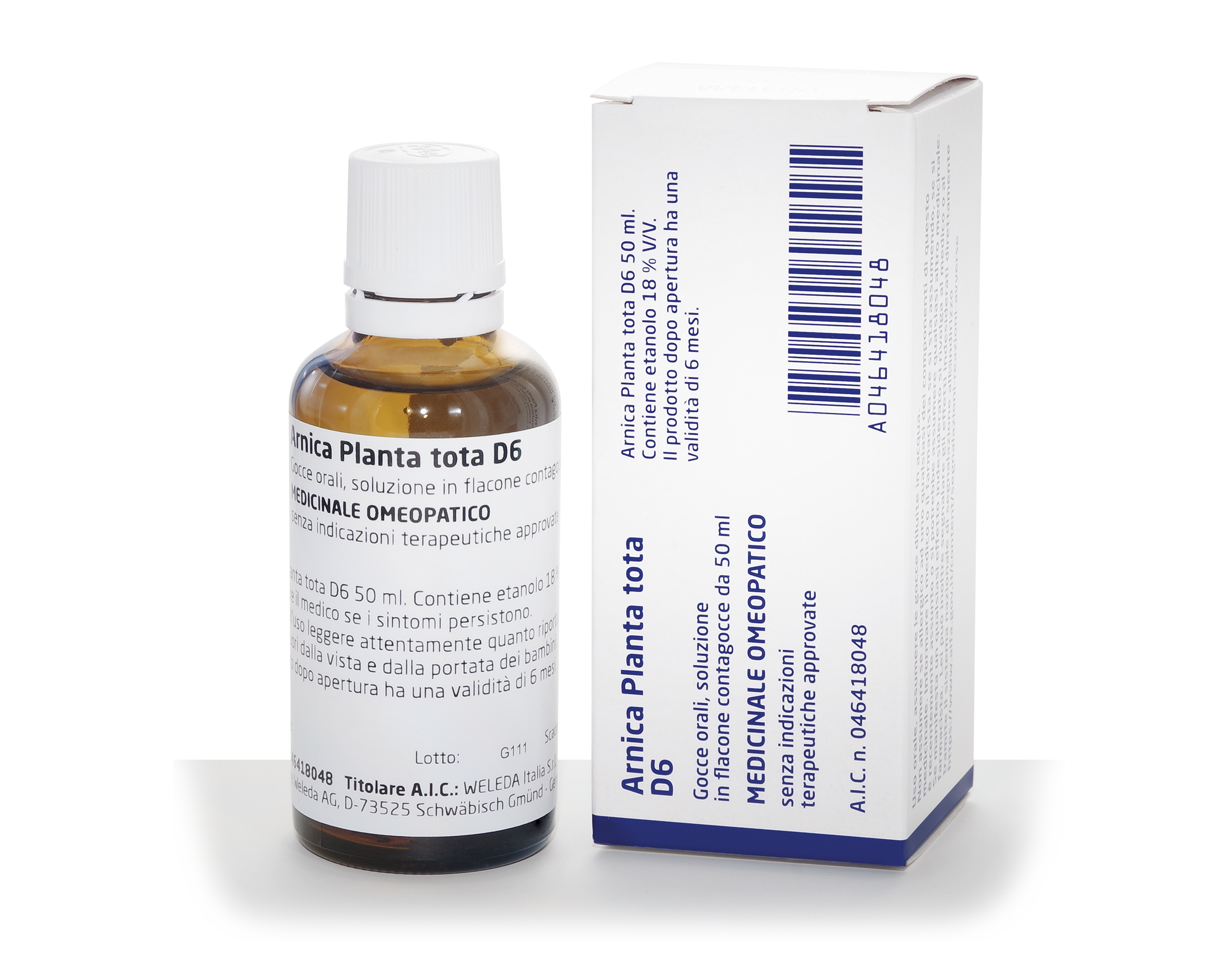 ARNICA PLANTA TOTA*D6 GTT 50ML - Farmacia Mastrangelo 