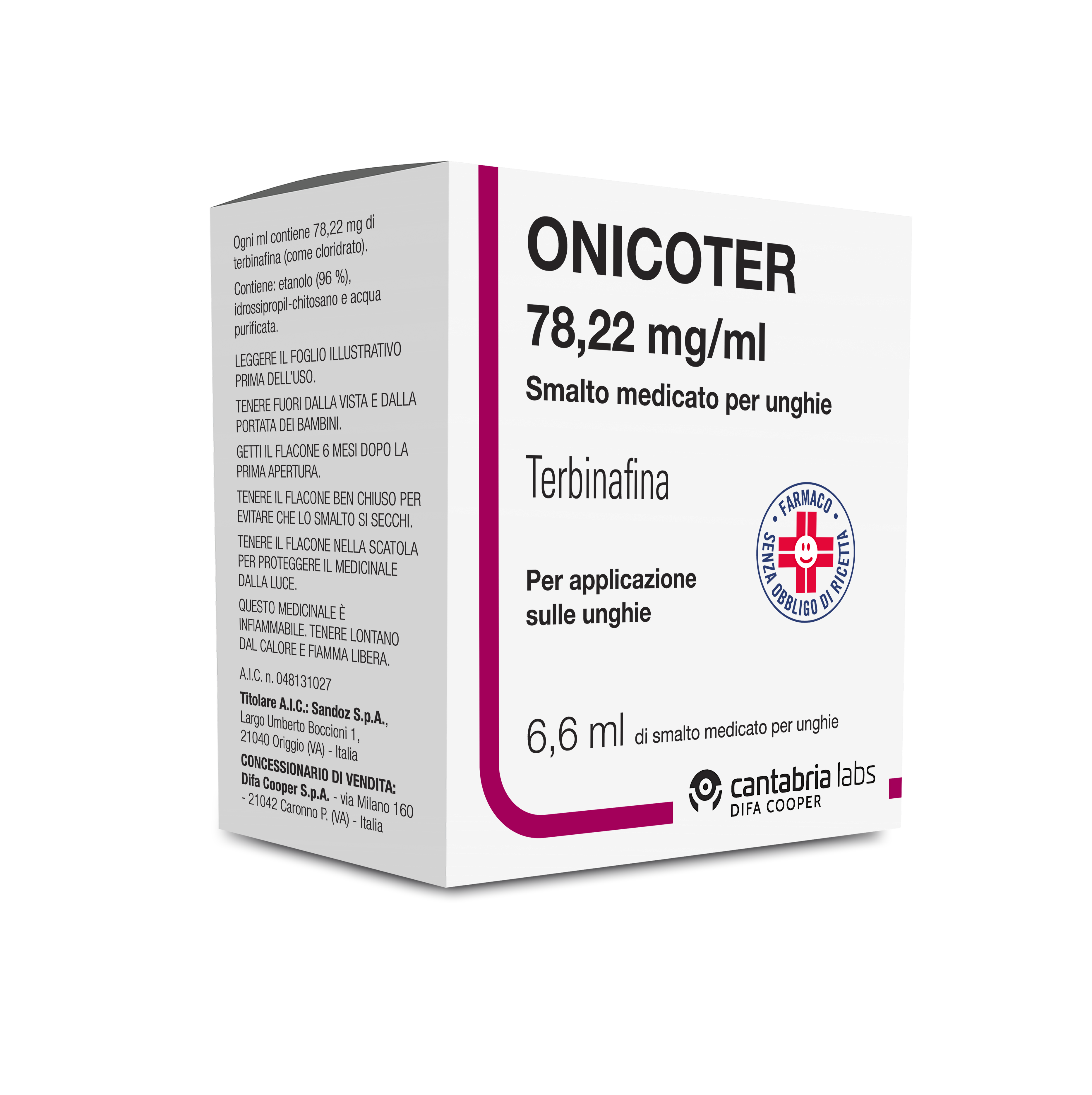 ONICOTER*SMALTO MED 1FL 6,6ML - Farmacia Mastrangelo 