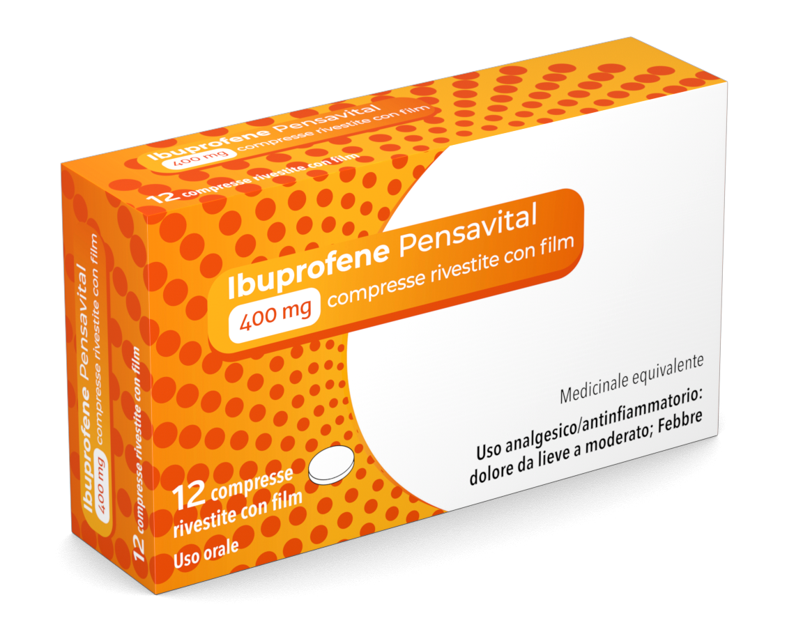IBUPROFENE PENSA*12CPR 400MG - Farmacia Mastrangelo 