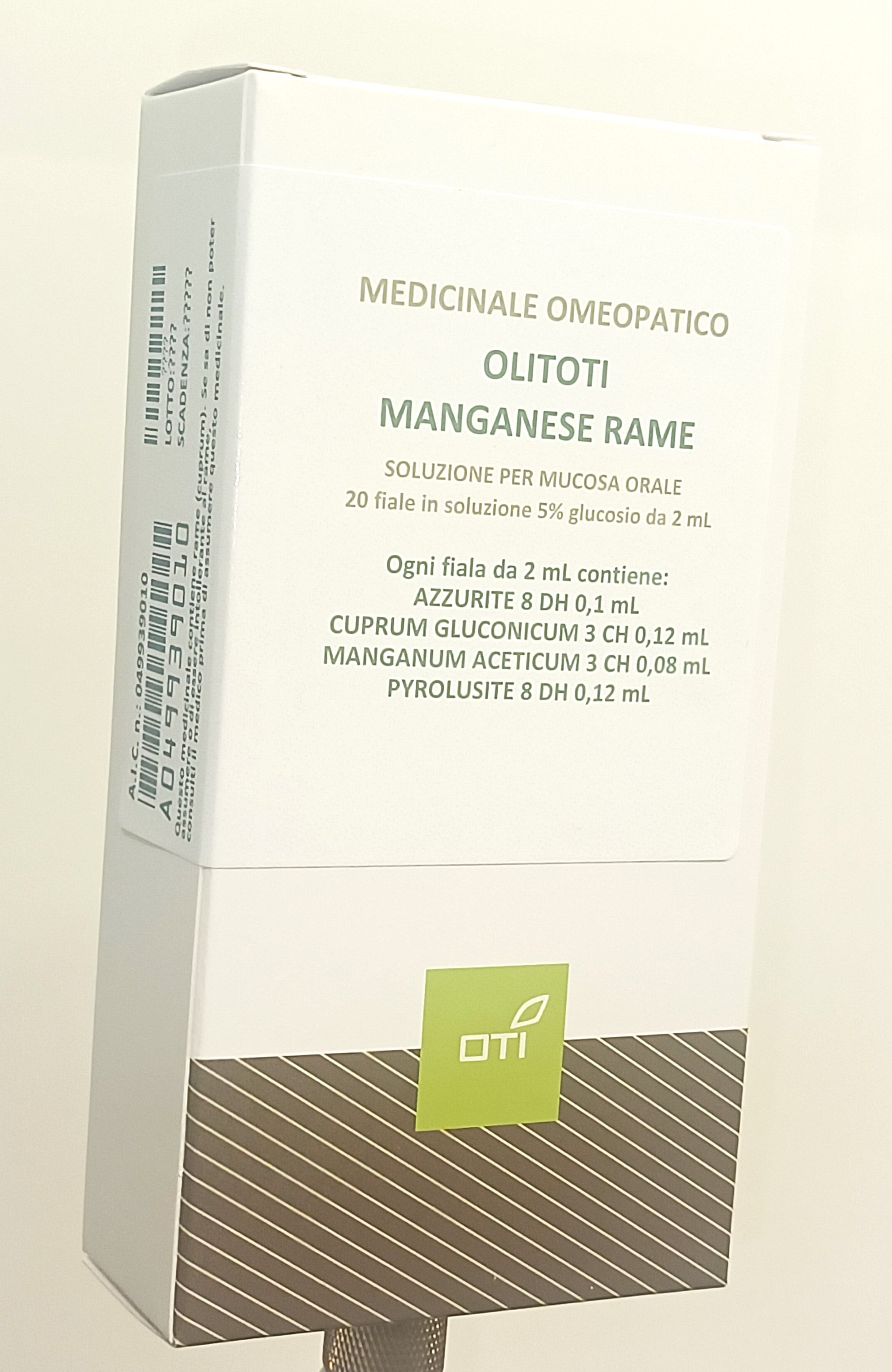 OLITOTI MANGANESE RAME*OS 20F - Farmacia Mastrangelo 