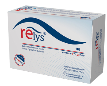 RELYS MONODOSE SOLUZIONE OFTALMICA 30 MINICONTENITORI DA 0,5 ML SENZA CONSERVANTI - Farmacia Mastrangelo 