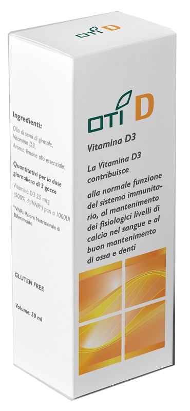 OTI D VITAMINA D3 GOCCE 50ML - Farmacia Mastrangelo 