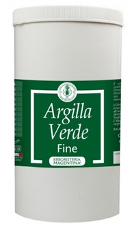 ARGILLA VERDE FINE 1 KG - Farmacia Mastrangelo 