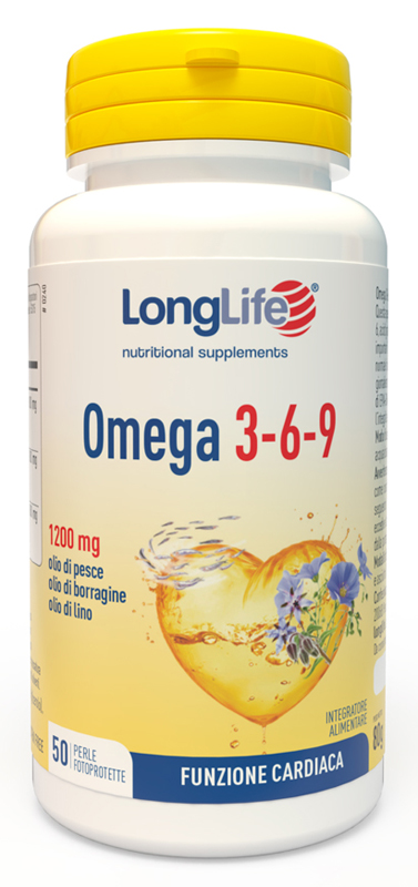 LONGLIFE OMEGA 3-6-9 50 PERLE FOTOPROTETTE - Farmacia Mastrangelo 