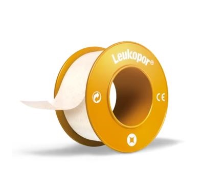 CEROTTO IN ROCCHETTO LEUKOPOR IPOALLERGENICO TESSUTO NON TESSUTO BIANCO 2,5X920 CM CON DISPENSER - Farmacia Mastrangelo 