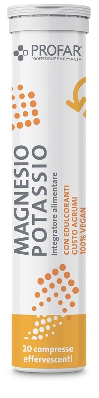 PROFAR MAGNESIO POTASSIO 20 COMPRESSE - Farmacia Mastrangelo 