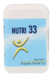 NUTRI 33 60 COMPRESSE - Farmacia Mastrangelo 