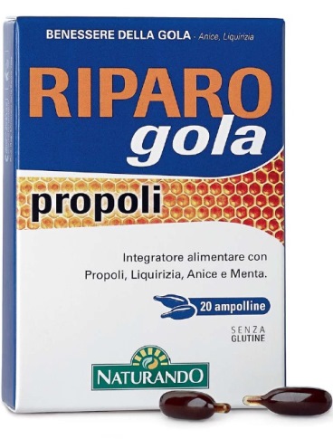 RIPARO GOLA PROPOLI 20 AMPOLLE BEVIBILI - Farmacia Mastrangelo 