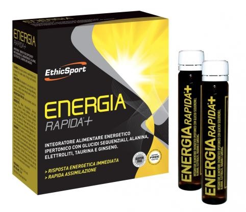 ETHICSPORT ENERGIA RAPIDA+ 10 FLACONCINI 25 ML - Farmacia Mastrangelo 