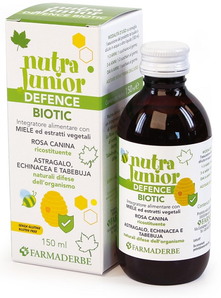 NUTRA JUNIOR DEFENCE BIOTIC 150 ML - Farmacia Mastrangelo 