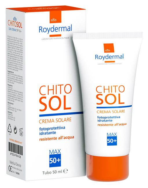 CHITOSOL CREMA SOLARE SPF50+ 50 ML - Farmacia Mastrangelo 