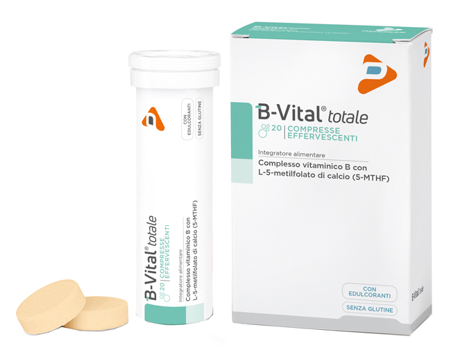 B-VITAL TOTALE ARANCIA 2 TUBI 10 COMPRESSE EFFERVESCENTI - Farmacia Mastrangelo 