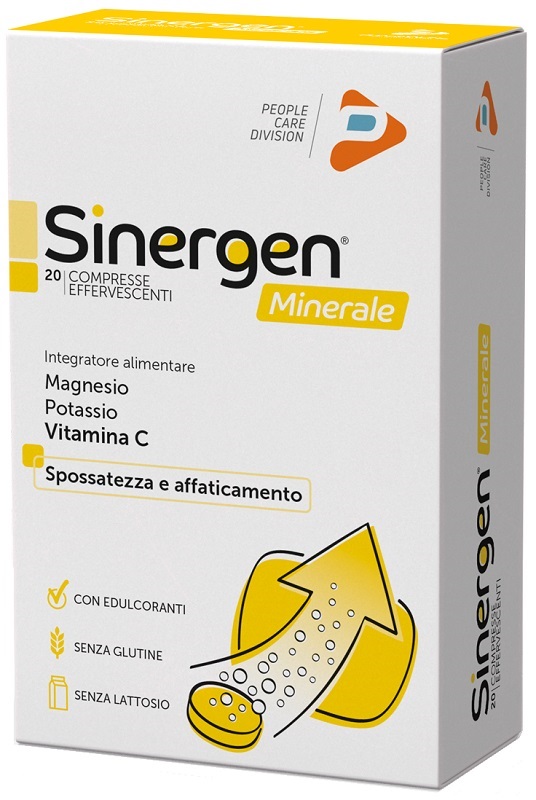 SINERGEN MINERALE LIMONE 20 COMPRESSE EFFERVESCENTI - Farmacia Mastrangelo 