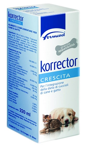KORRECTOR CRESCITA FLACONE 220 ML - Farmacia Mastrangelo 