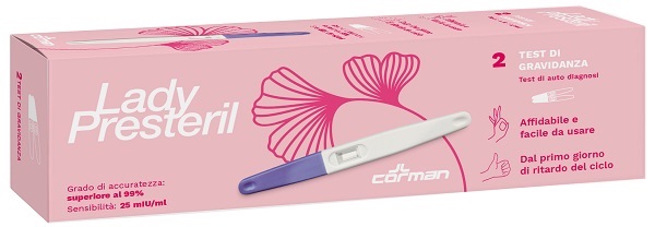 TEST DI GRAVIDANZA LADY TEST 2 PEZZI - Farmacia Mastrangelo 
