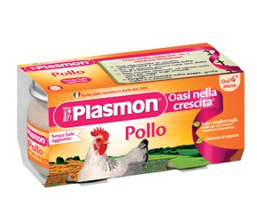 PLASMON OMOGENEIZZATO POLLO 120 G X 2 PEZZI - Farmacia Mastrangelo 