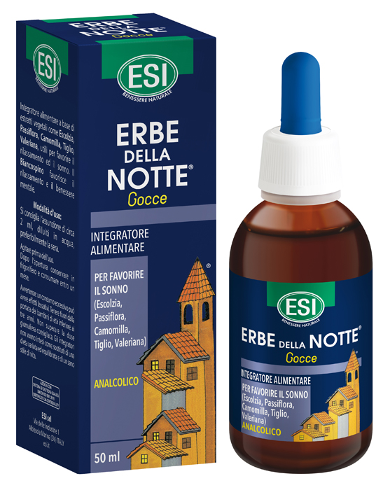 ESI ERBE DELLA NOTTE GOCCE ANALCOLICO 50 ML - Farmacia Mastrangelo 