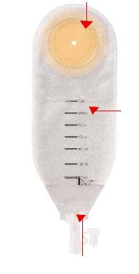 SACCA PER DRENAGGIO DELLE FERITE STERILE COLOPLAST CAPACITA' MAXI 500ML 10 PEZZI ARTICOLO 2220 - Farmacia Mastrangelo 