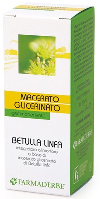 BETULLA LINFA MACERATO GLICERINATO 50 ML - Farmacia Mastrangelo 
